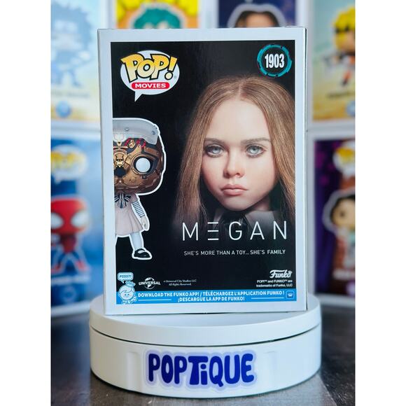 M3GAN Metallic Funko Pop! #1903 - Entertainment Earth Exclusive - Picture 3 of 6